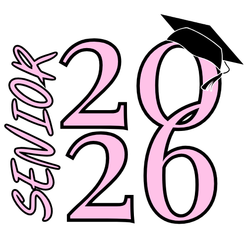 Senior 2026 Grad T-Shirts Bundle of 100, One Logo placement